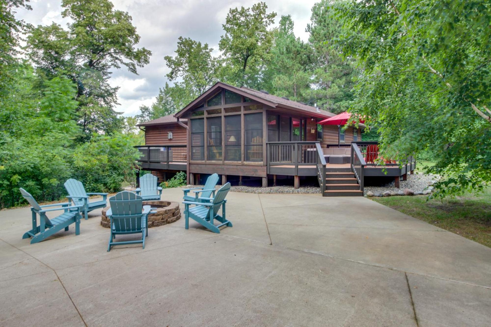 Beautiful Breezy Point Home With Beach And Dock! Pequot Lakes Kültér fotó