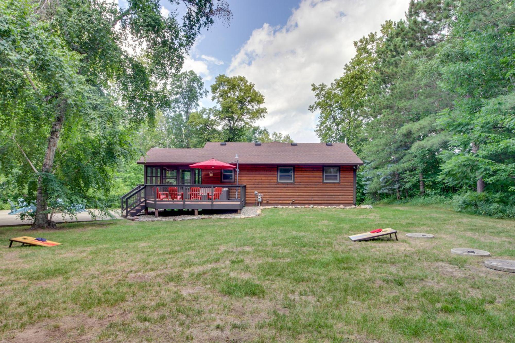 Beautiful Breezy Point Home With Beach And Dock! Pequot Lakes Kültér fotó